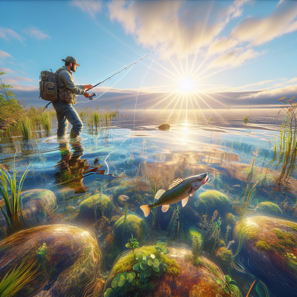 Shore Fishing for Walleye in Michigan’s Great Lakes