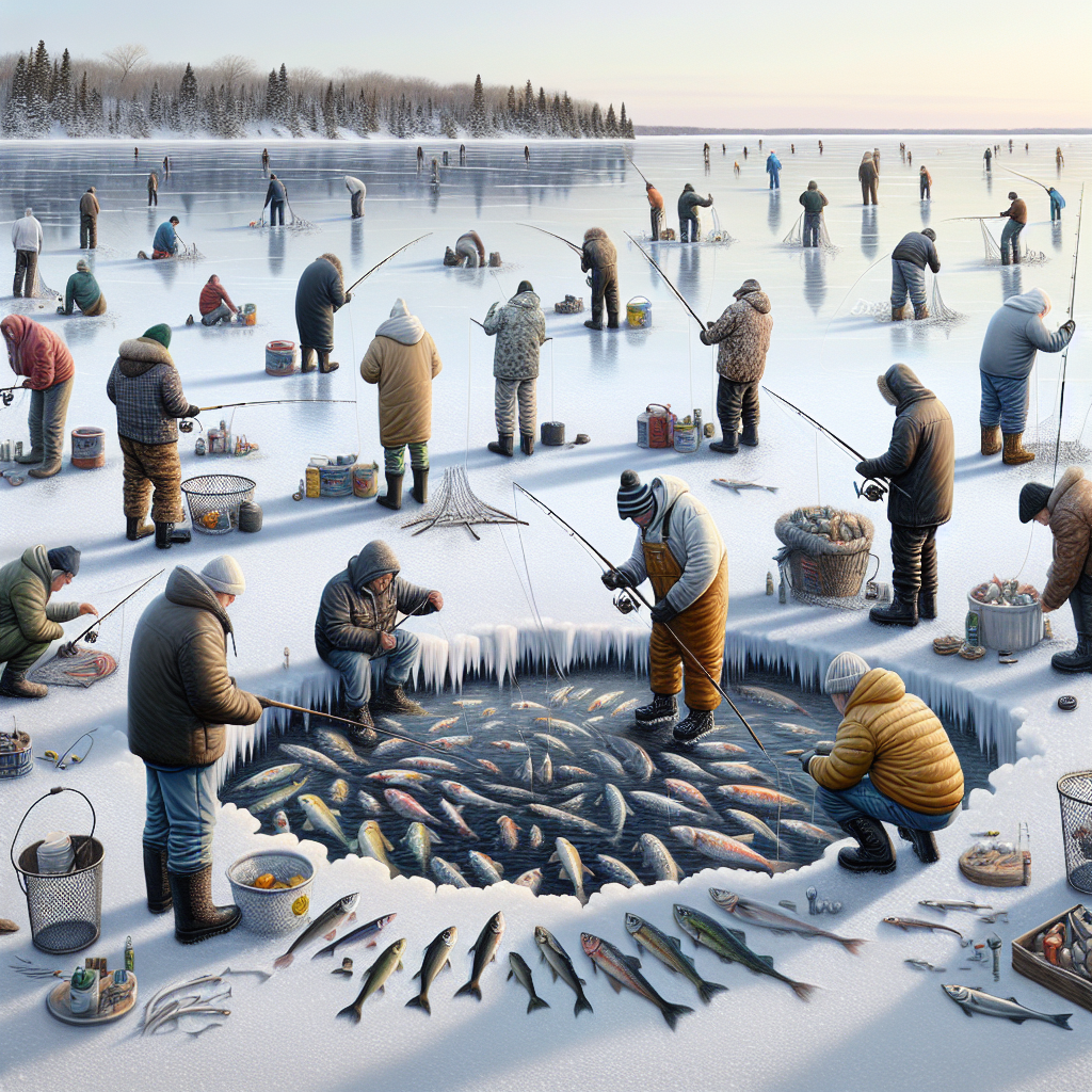 Winter Ice Fishing in Minnesota’s Lakes